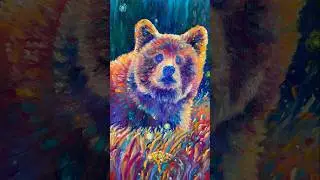 Finger Painting After Many Hours Of Practice ✨️#colorfulart #painting #fingerpainting