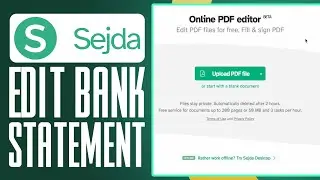 How To Edit Bank Statement PDF (2025) Simple Tutorial