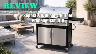 Review Sophia & William 4-Burner Propane Gas BBQ Grill 2026
