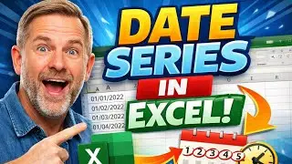 Date Series in Microsoft Excel..