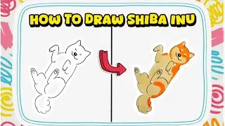 How to Draw Shiba Inu &ndash; Cute Dog Breed Drawing Masterclass
