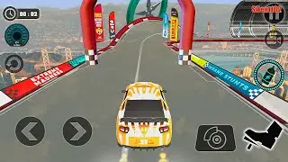 Impossible Stunt Car Tracks 3D - Orange Car Driving Simulator - Android Gameplay