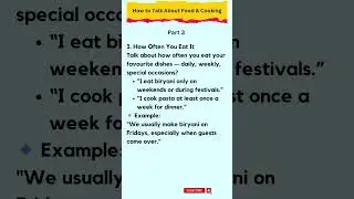 How to Talk About Food & Cooking, Part 3