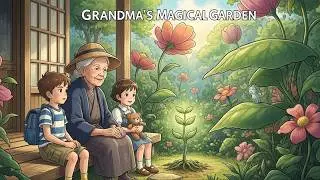 Grandma's Magical Garden 🌱 | Ghibli Inspired Relaxing Ambient & Lo-fi for Study/Sleep (No Talking)