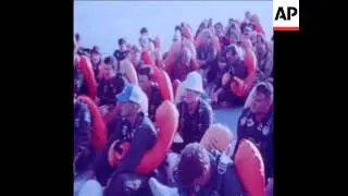 UPITN 26 9 78 SPACE SHUTTLE CANDIDATES WATER SURVIVAL TRAINING IN THE USA
