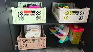 🏠 Space-Saving Magic! Collapsible & Stackable 3-Pack Storage Crate Review 
