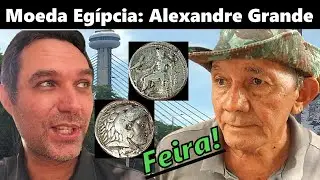 Feira: Moeda Rara de prata do Egito, Alexandre o Grande #numismatica #feirademoedas #coin