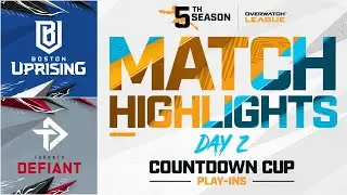 @BostonUprising vs @TorontoDefiant | Countdown Cup Play-ins Highlights | Losers Round 2