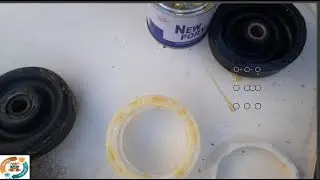 كيف تغير جلدة توازن النشافة وعدم تسريب الماء في الغسالةleak water into the washing machine