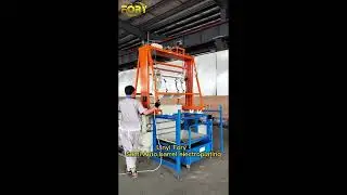 How to use semi auto barrel-type galvanizing plant  ? #electroplating #galvanized #linyifory