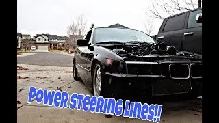 POWER STEERING LINES! LS1 TO E36 POWER STEERING RACK *BUDGET LS 5.3 BMW SWAP*