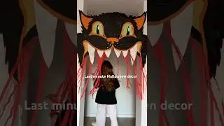DIY Giant Vintage Halloween Cat Decor🎃