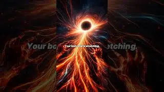Falling Into a Black Hole (Abstract Visualization) #blackhole #space #cosmic #shorts