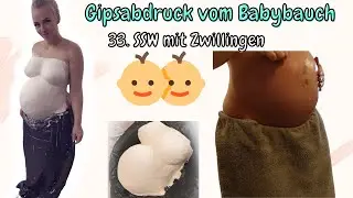 Gipsabdruck vom Zwillingsbauch 🥰🤰33ssw 👐 letzte Chance 💥