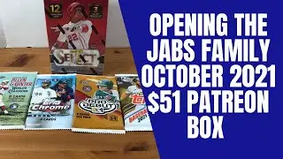 Opening the Jabs Family $51 Patreon Box - October 2021