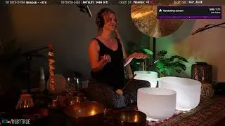 New Moon meditation and Sound bath with @Rubytrue steamed live on April 27th