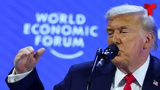 Donald Trump addresses the World Economic Forum | Telemundo English