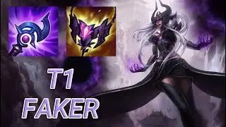 T1 Faker Syndra Mid VS Orianna | KR Challenger Patch 13.20