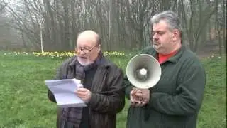 The unveiling of Ecclesfield's first Industrial Heritage Board