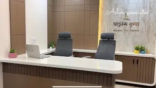 Construction office interior l Ashva associates l Ar Pranav Bhosale l Ar Manasi Bhosale l Ahmednagar