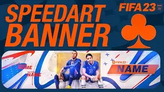 FIFA 23 SPEEDART BANNER FOR GFX PACK