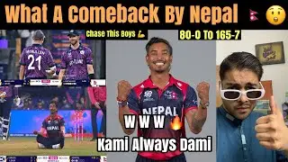 What A Comeback By Nepal, Sompal Kami Brilliant Nepal Vs Scotland 🔥
