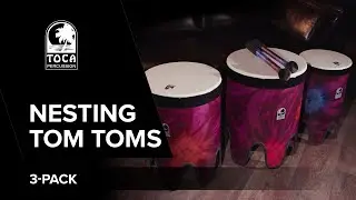TOCA Nesting Tom Toms Woodstock Purple - Sound 