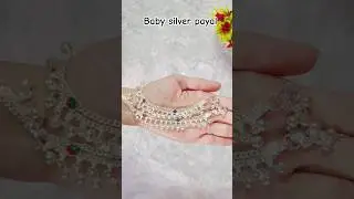 Meesho baby silver payal anklet #meesho #babygirl #payal #anklets #shorts #ytshorts
