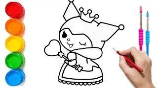 Best EVER Kuromi Queen Drawing Tutorial for Beginners | Draw Easy 100M