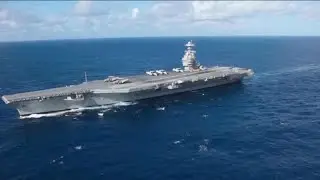 US aircraft carrier nears Venezuela in flex of American military power