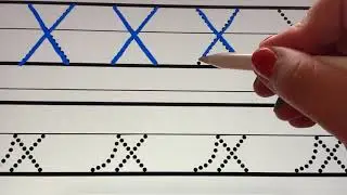 Joined Handwriting: Letter X - How to Write in Cursive - The Learning Shed