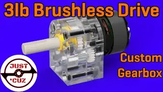 Brushless Custom Gearbox Design: Part 1 [Beetleweight (3lb) Combat Robot]