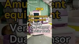 Vertical screen dual sensor cashier new color scheme is coming. #childrensplace #indoorplayground