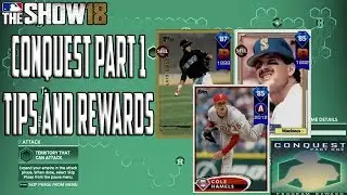 CONQUEST(1) COMPLETED TIPS AND REWARDS - 10 PACK BUNDLE DIAMOND!! MLB The Show 18 Diamond Dynasty