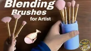 Best Blending Tool For Artist 🧑🏻&zwj;🎨| Mekup Brush Unboxing & Review 🖌️ #artsupplies #blendingbrush 
