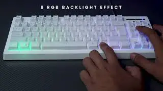 New Variant ! Sades Sabre - White | Tenkeyless Membrane Gaming Keyboard