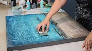 Текстурированное искусство: океанские мотивы в простом исполнении!