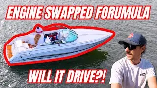 Только что заменил двигатель на этой лодке! Заведётся ли? 1999 Formula 280 Sun Sport