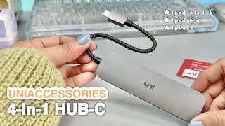 UNIAccessories UFLAT 4in1 HUB-C for All Type-C Devices 5Gbps Emmy Lou