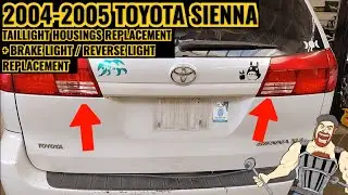 Задние фонари TOYOTA SIENNA 2004–2005 гг. — замена корпуса стоп-сигнала + руководство по замене л...