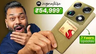 Motorola Signature Unboxing & Quick Review ⚡ 165Hz LTPO, SD 8 Gen 5, Flagship Camera  ₹54,999!
