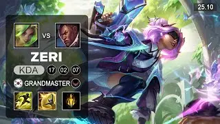 Zeri vs Lucian ADC - KR Challenger - Patch 25.10 Season 15