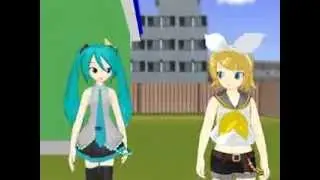 70 【MMM】せまりくるネギ娘 -Miku and Rin 2-
