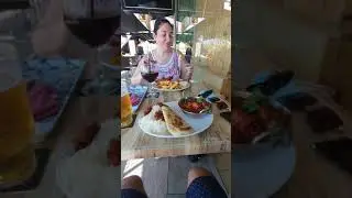 Part 1. Dinner at Olive Garden los cristianos Tenerife. ( Passarela Oasis Shopping Centre).
