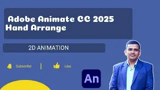 Adobe Animate CC 2025 Hand Arrange #illustrator #2danimation #traditionalanimation