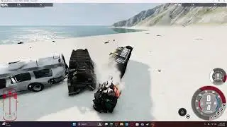 Driving all configs of the Wentward DT40L down a cliff in Beam.ng.