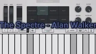 The Spectre - Alan Walker on IPad full GarageBand tutorial
