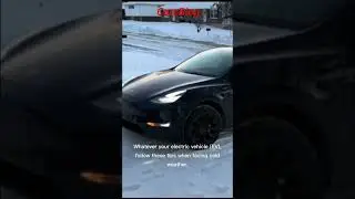 Tips to Minimize Electric Vehicle Range Loss During Cold Weather #tips