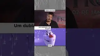 DUBLADOR DO &ldquo;OLAF&rdquo;(F&aacute;bio porchat) do filme Frozen | #dublador #frozen #disney