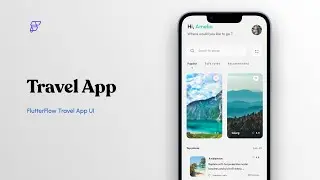 Build Flutter Travel App without Coding | Travel App Tutorial FlutterFlow